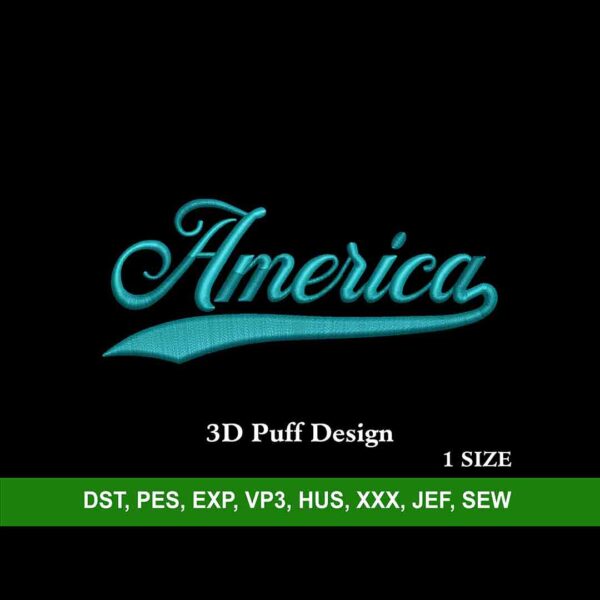 America 3D Puff