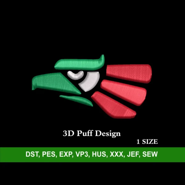 Mexican Aguila 3D Puff